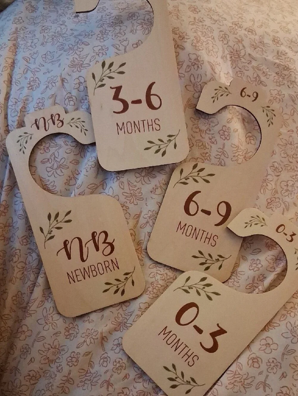 NIB! Nursery Wooden Closet Clothes Dividers NB-24 Months